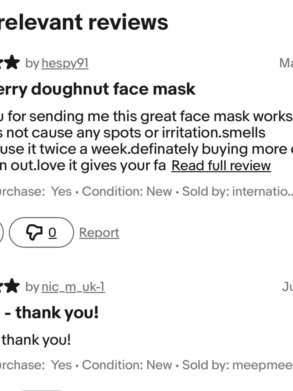 FACE MASK Revolution Strawberry Donut - Pink with Multicolor Sprinkles